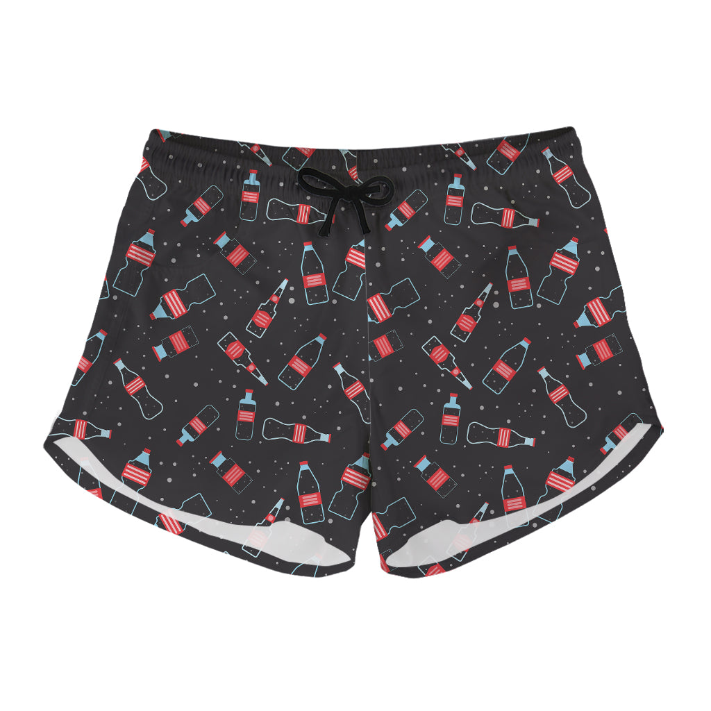 Cola Bottle Pattern Print Women's Shorts