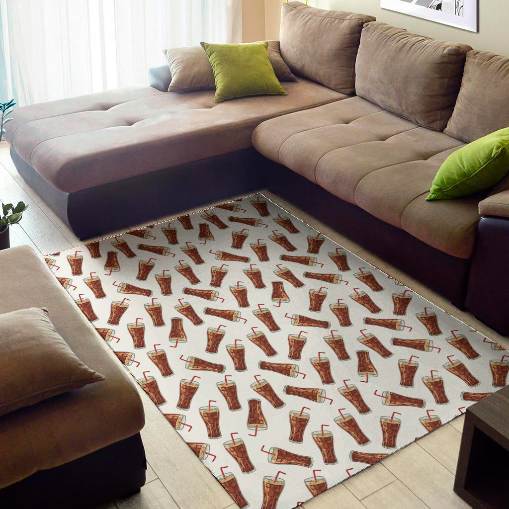 Cola Pattern Print Area Rug