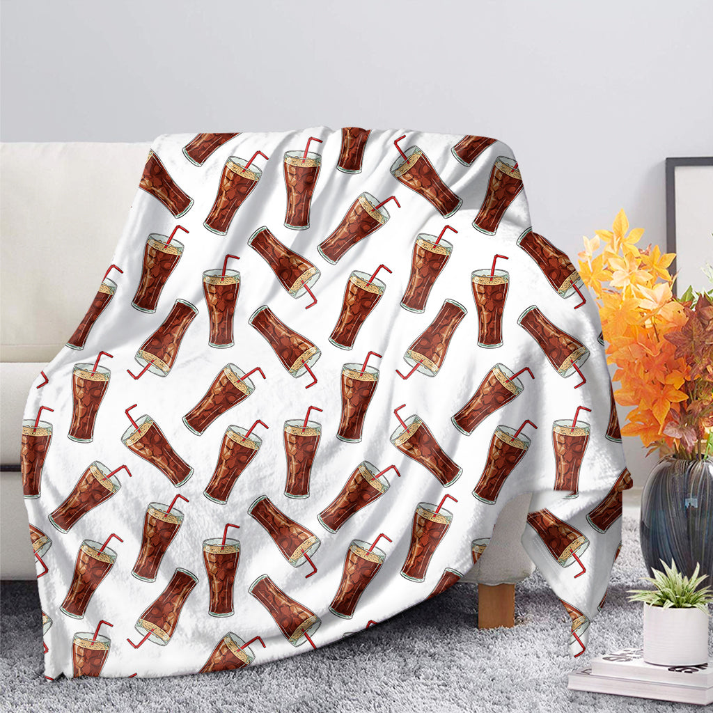 Cola Pattern Print Blanket