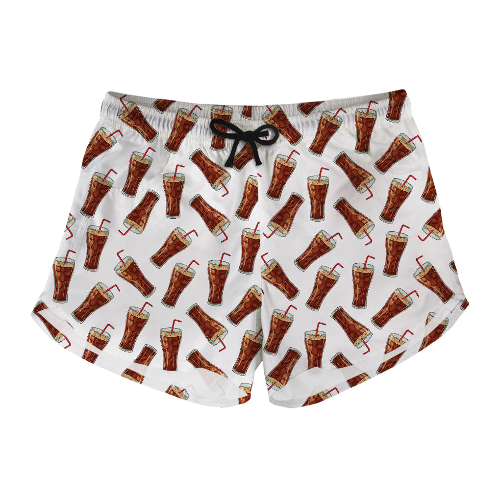 Cola Pattern Print Women's Shorts