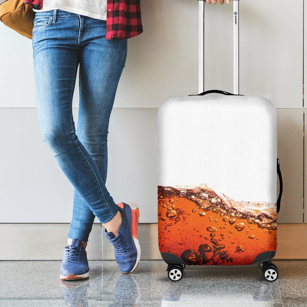 Cola Print Luggage Cover