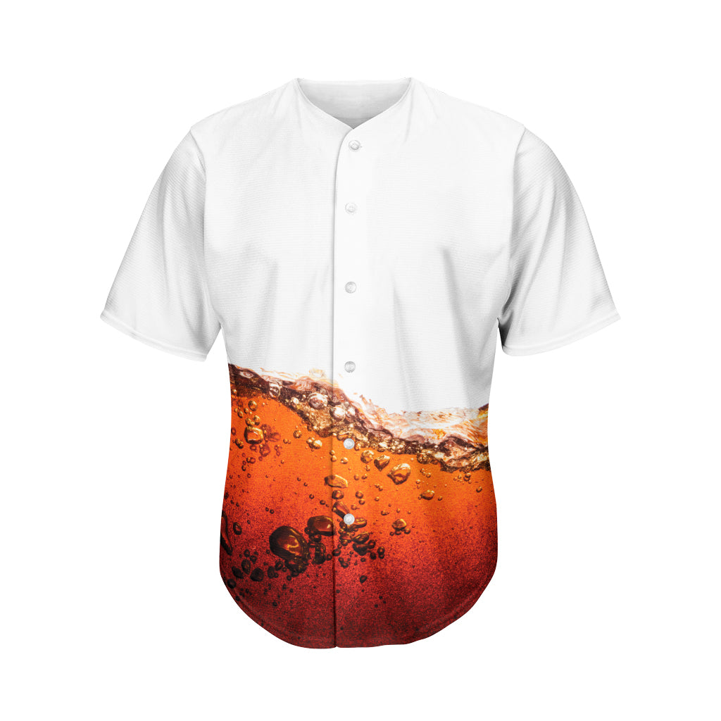 Cola Print Men's Baseball Jersey