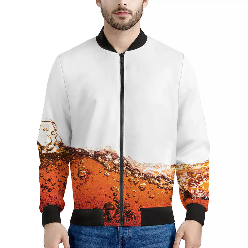 Cola Print Men's Bomber Jacket