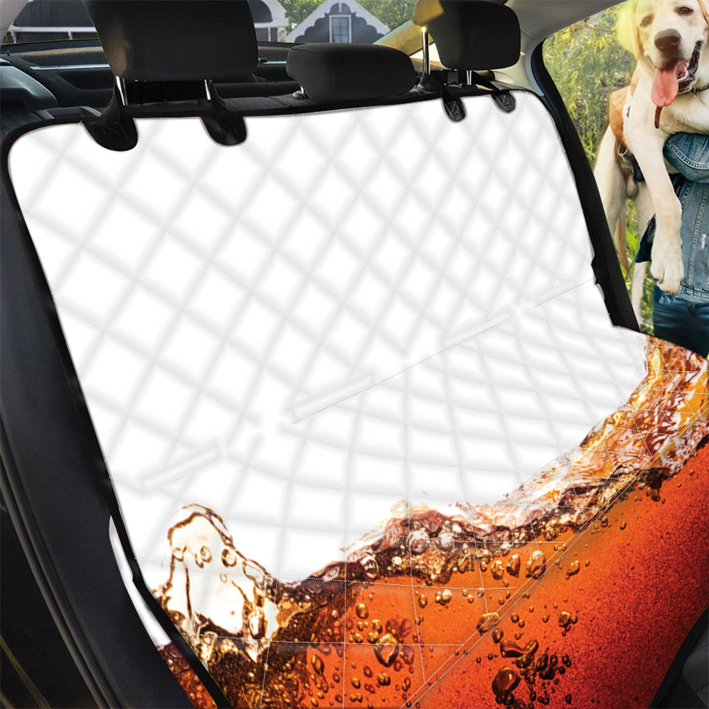 Cola Print Pet Car Back Seat Cover