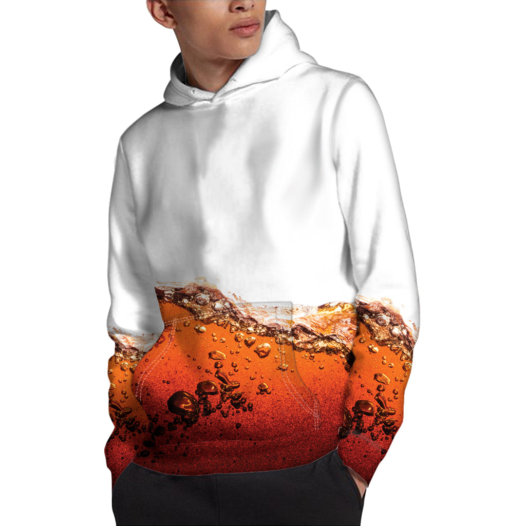 Cola Print Pullover Hoodie