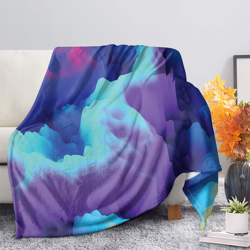 Coloful Cloud Print Blanket