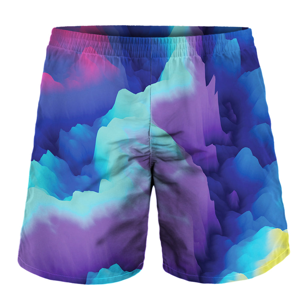 Coloful Cloud Print Men's Shorts