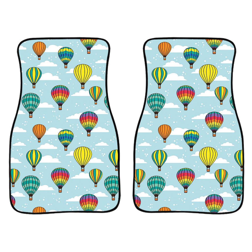 Colorful Air Balloon Pattern Print Front Car Floor Mats