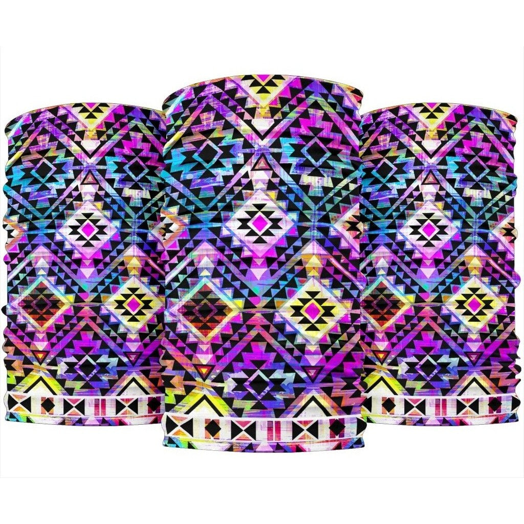 Colorful Aztec Pattern Print 3-Pack Bandanas