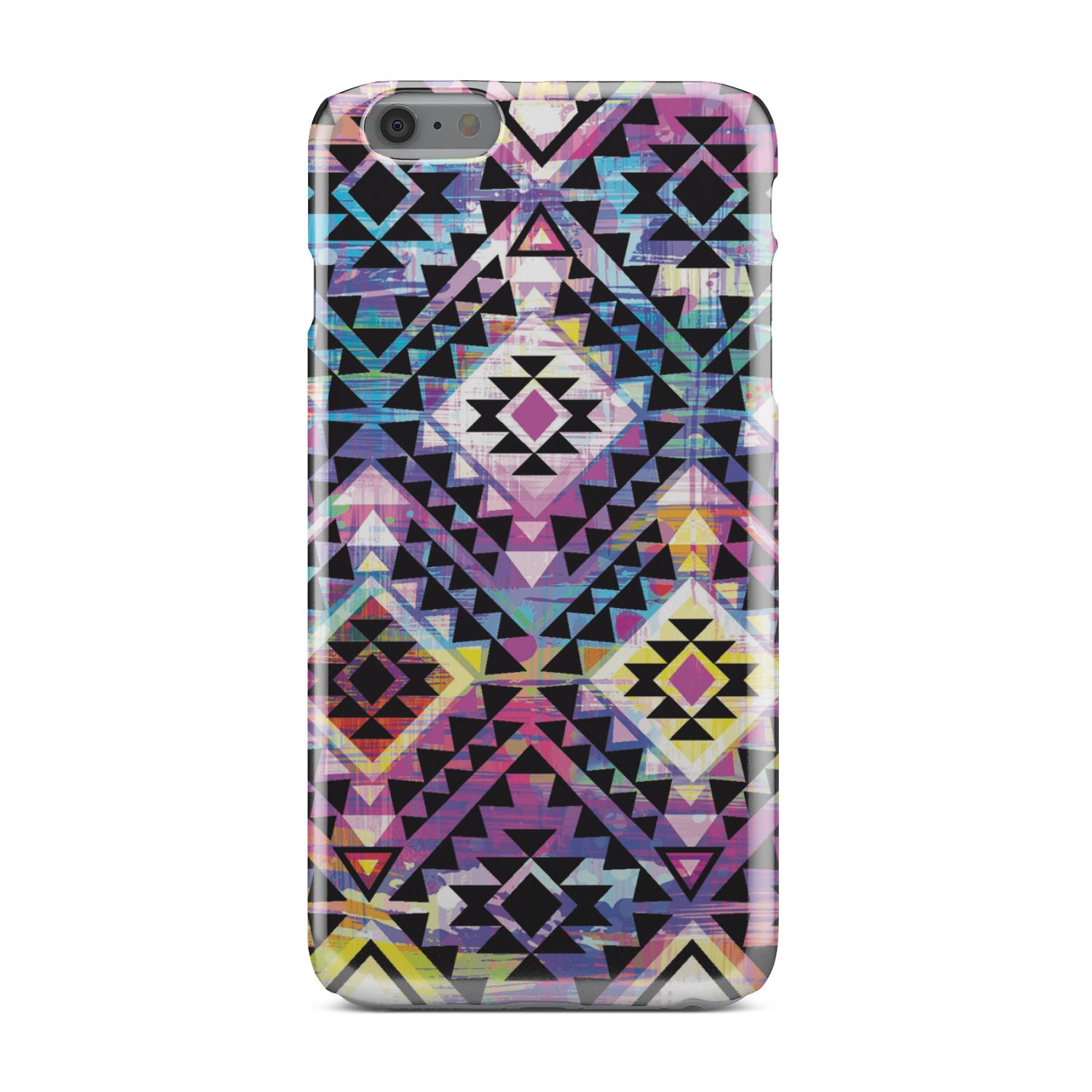 Colorful Aztec Pattern Print Phone Case