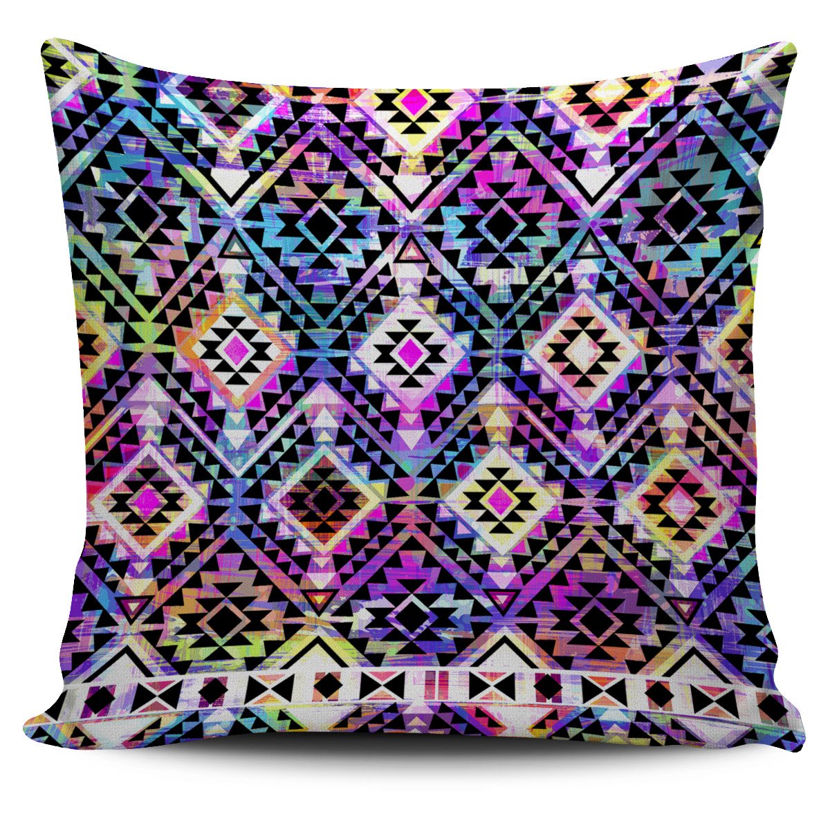 Colorful Aztec Pattern Print Pillow Cover