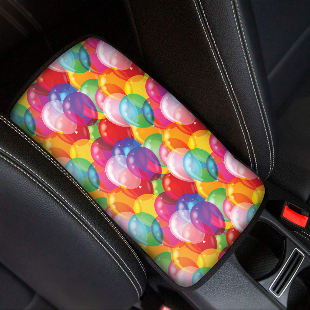 Colorful Balloon Pattern Print Car Center Console Cover