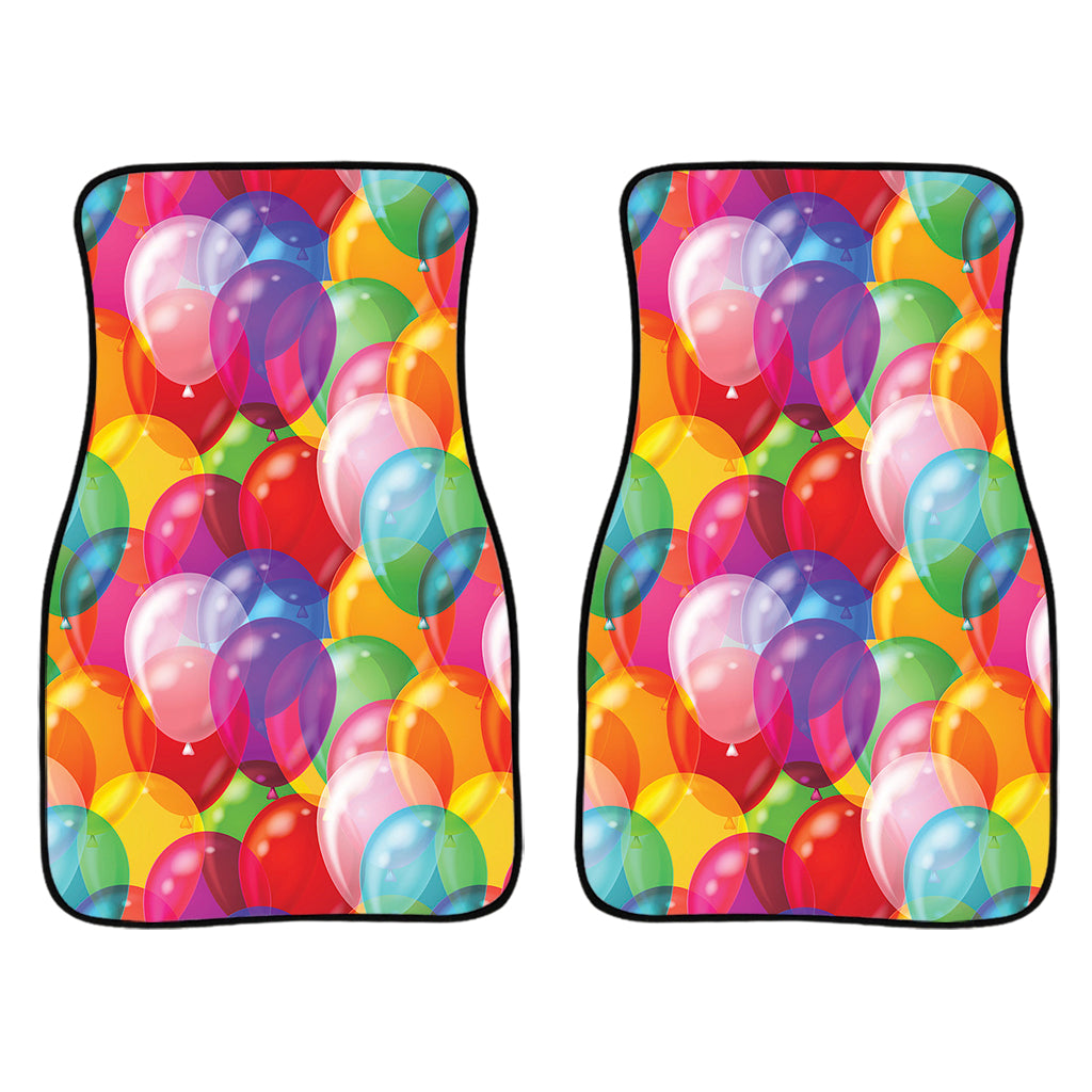 Colorful Balloon Pattern Print Front Car Floor Mats