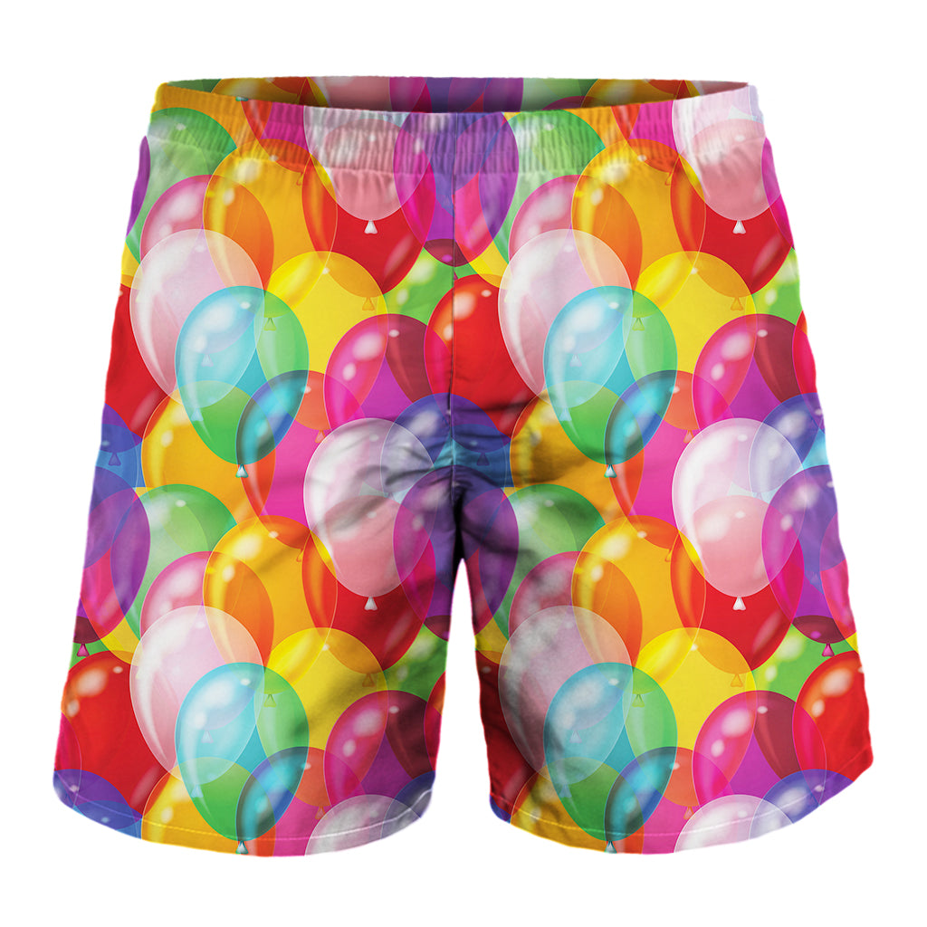 Colorful Balloon Pattern Print Men's Shorts