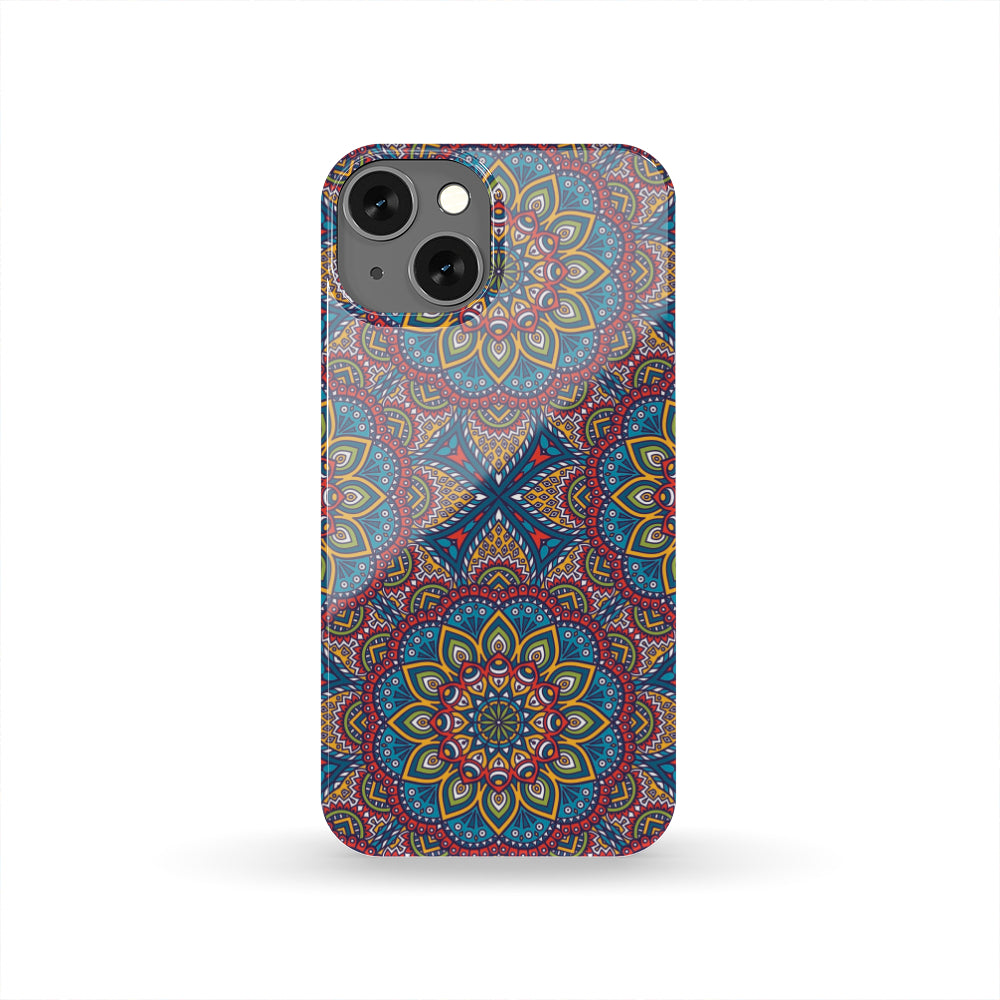 Colorful Bohemian Mandala Pattern Print Phone Case