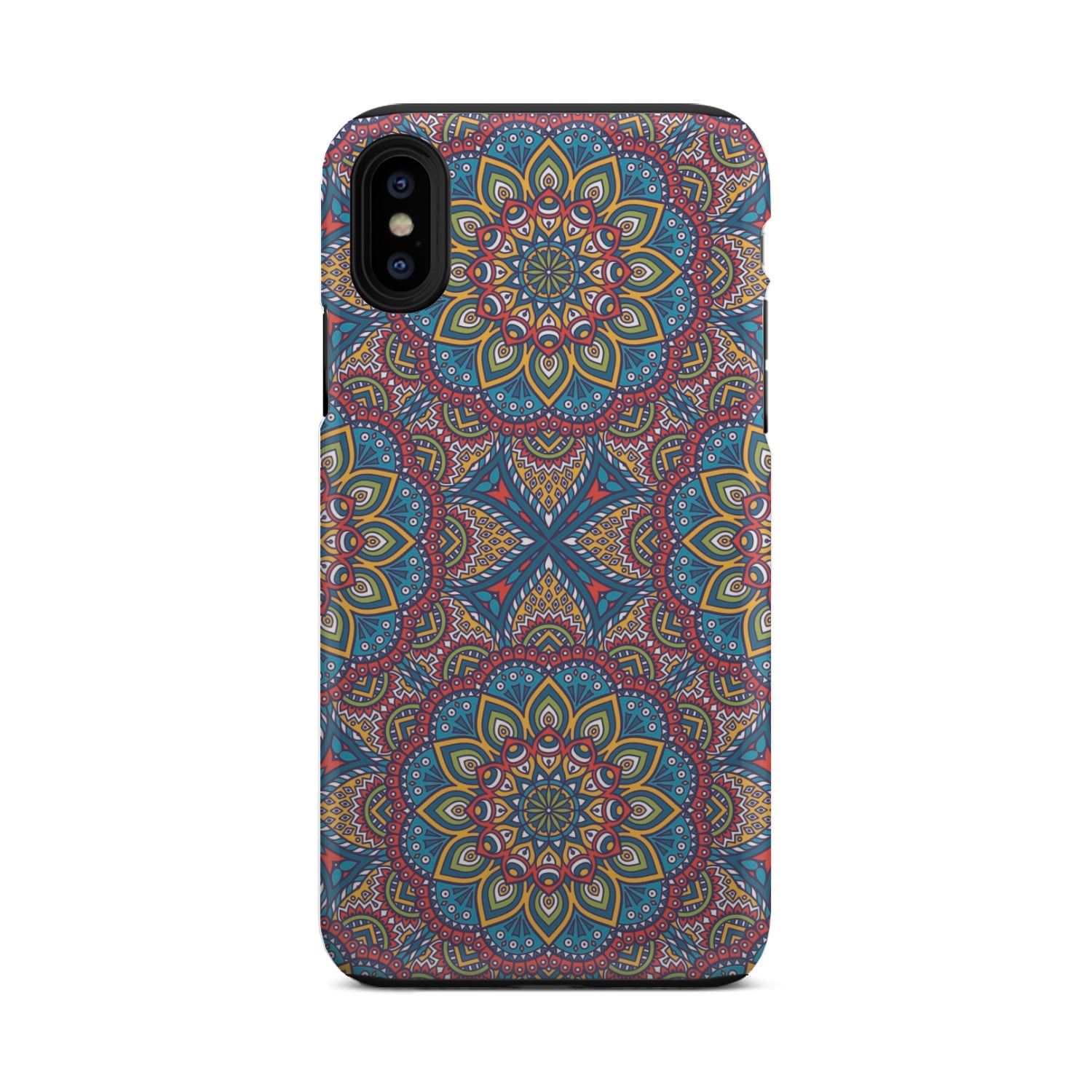 Colorful Bohemian Mandala Pattern Print Tough Phone Case