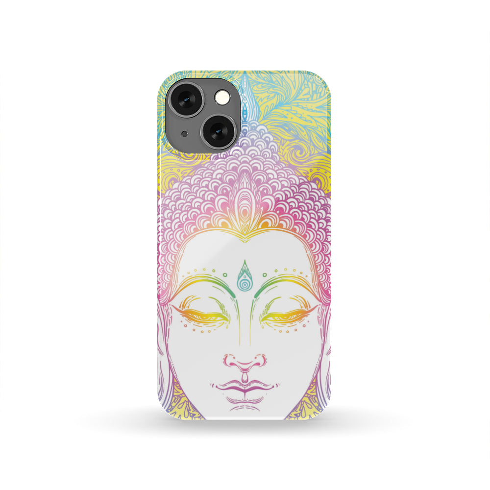 Colorful Buddha Mandala Print Phone Case