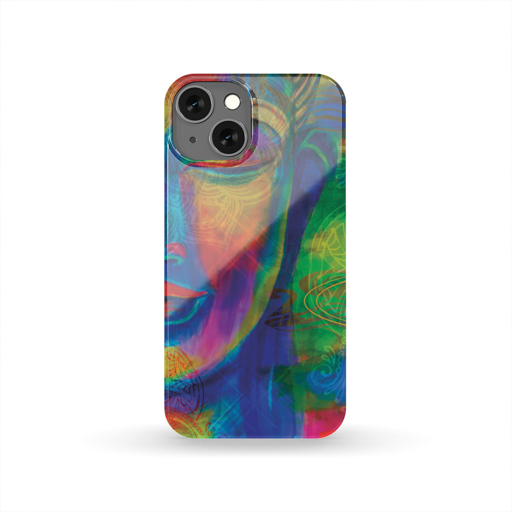 Colorful Buddha Print Phone Case