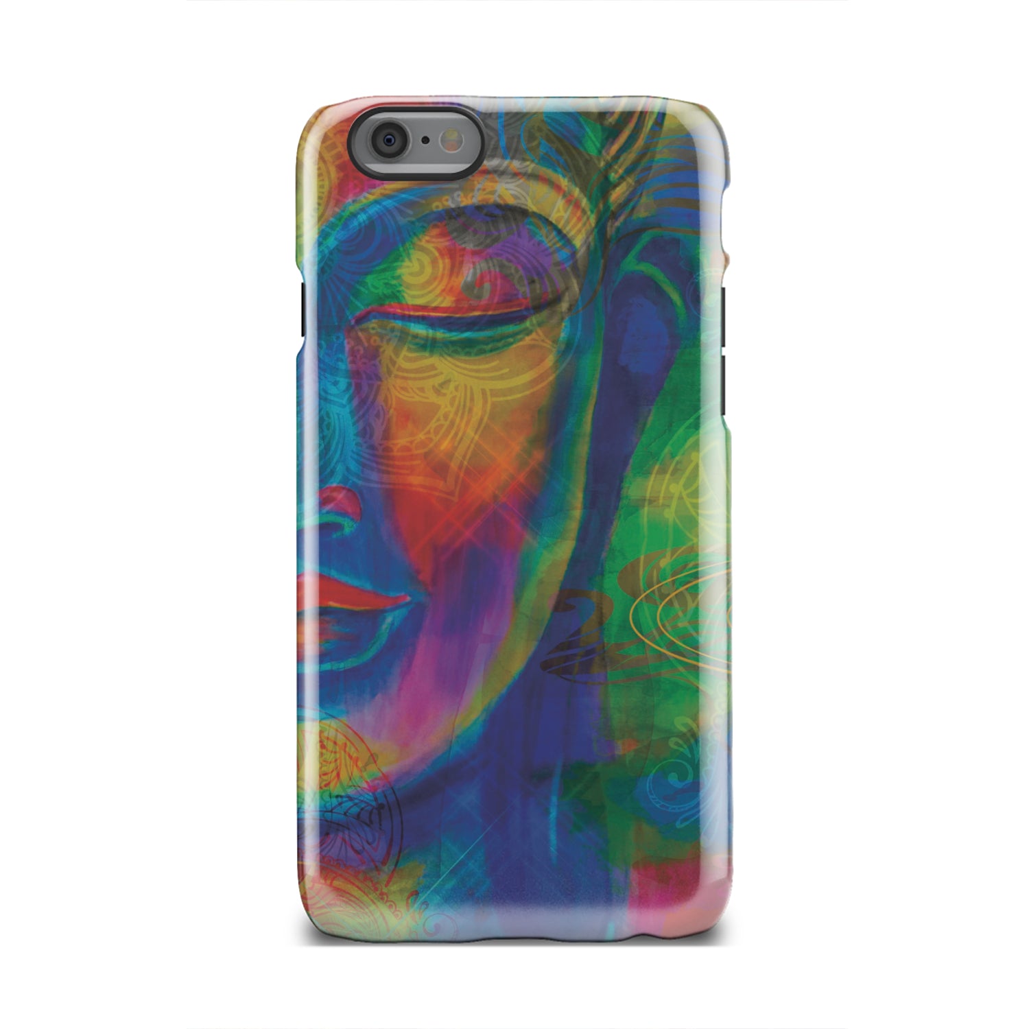 Colorful Buddha Print Tough Phone Case