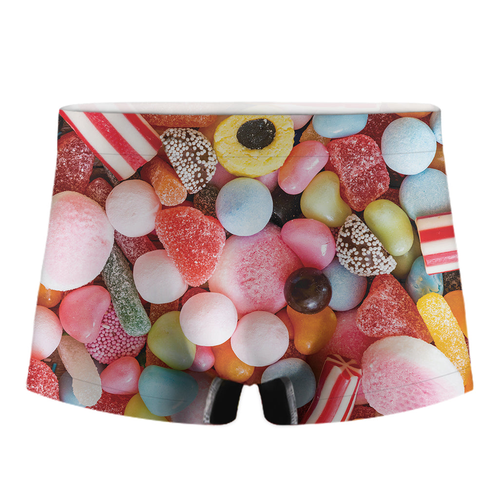 Colorful Candy And Jelly Print Men's Boxer Briefs