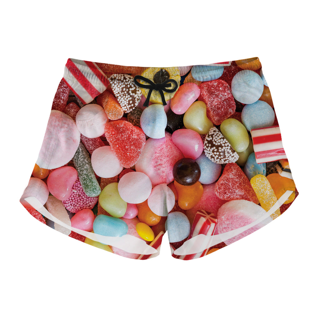 Colorful Candy And Jelly Print Women's Shorts