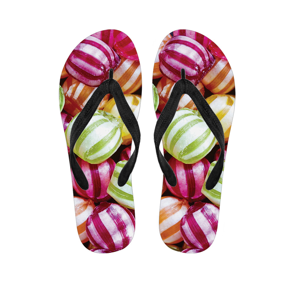 Colorful Candy Ball Print Flip Flops