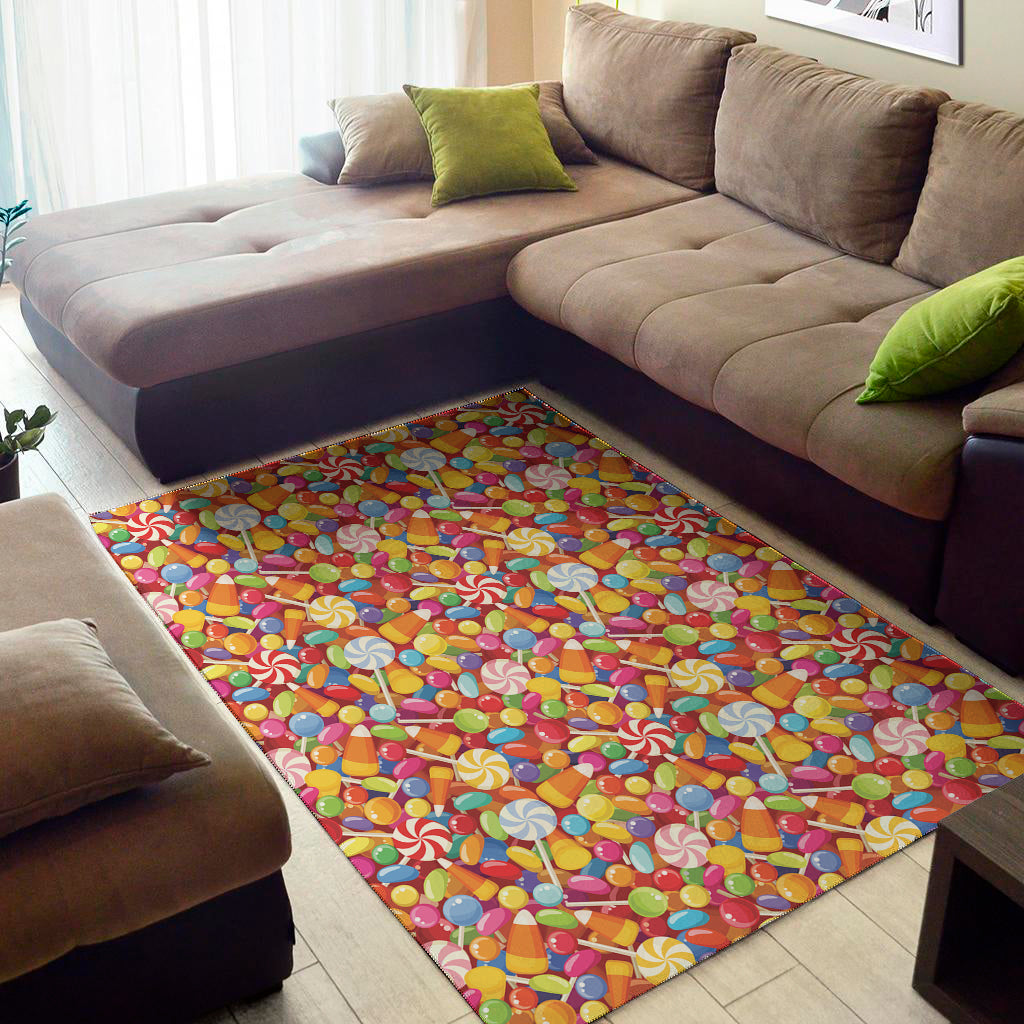 Colorful Candy Pattern Print Area Rug