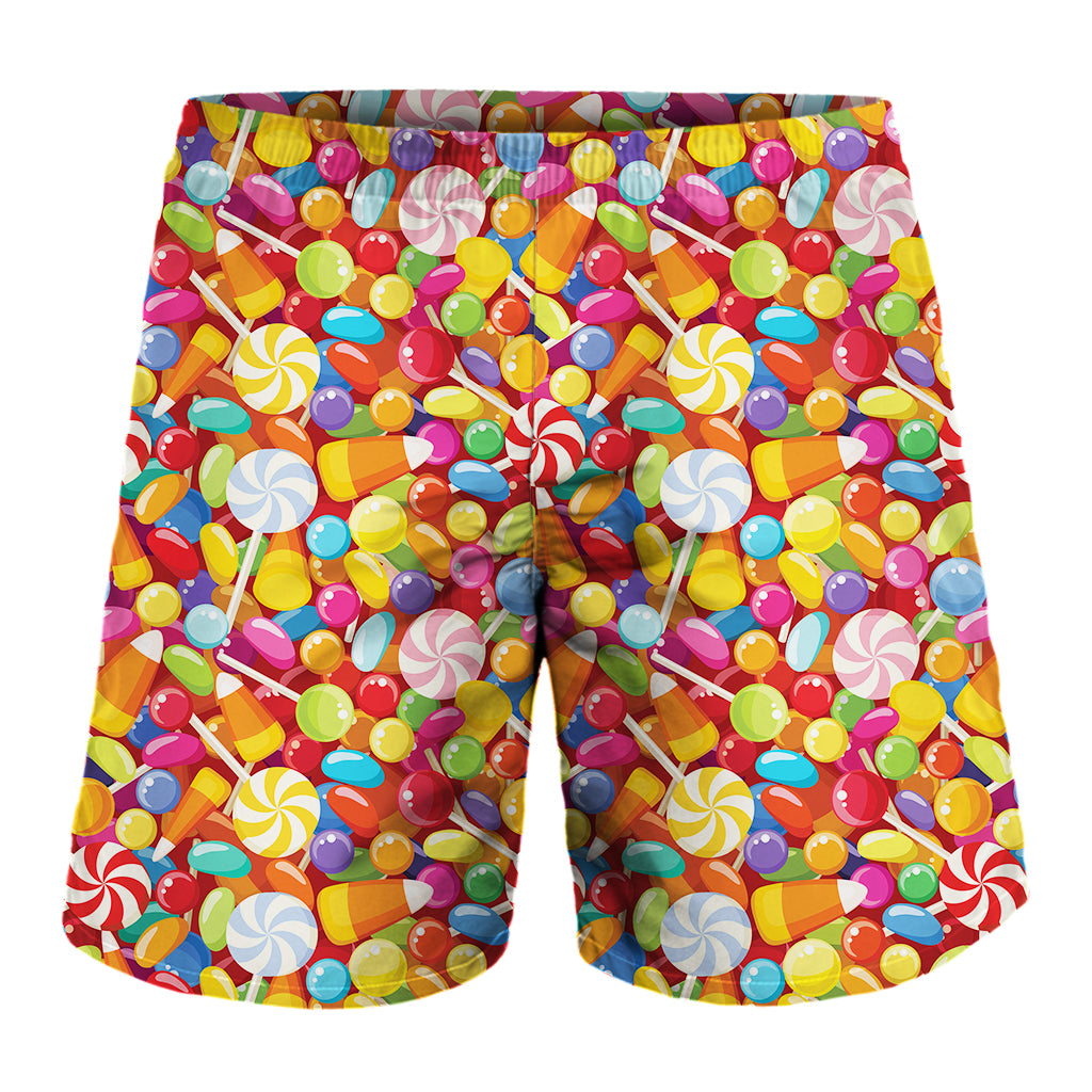 Colorful Candy Pattern Print Men's Shorts