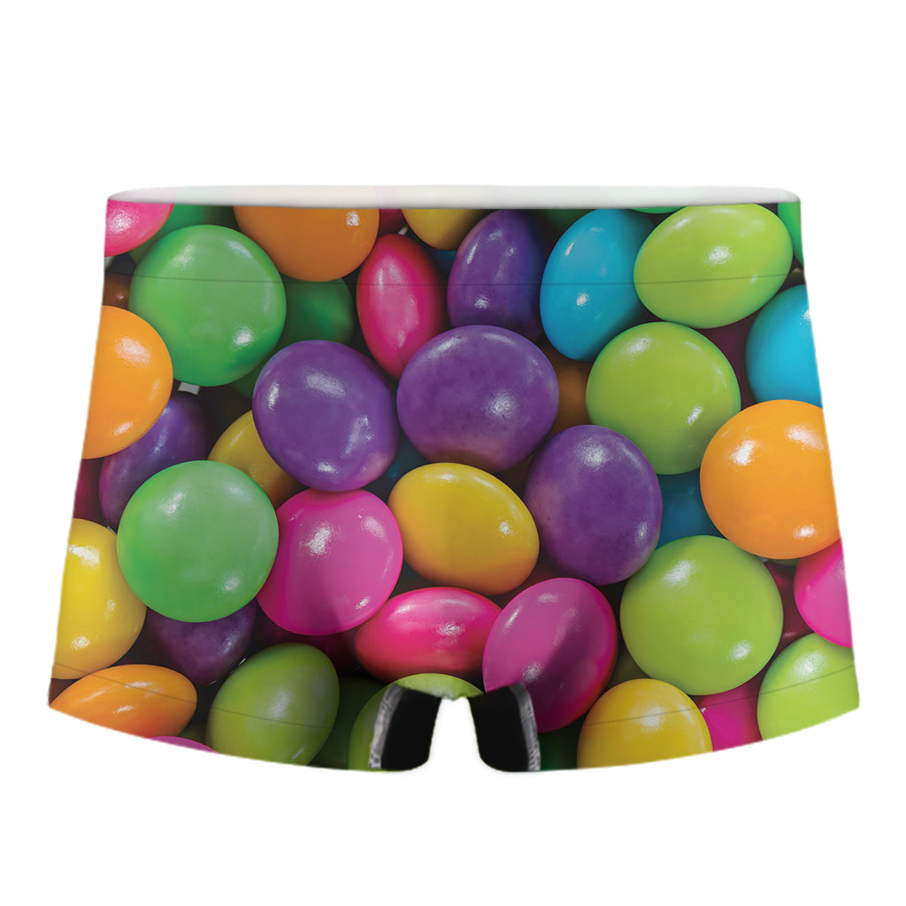 Colorful Chocolate Candy Print Men's Boxer Briefs