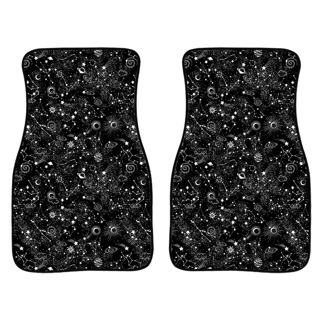 Constellation Galaxy Pattern Print Front Car Floor Mats