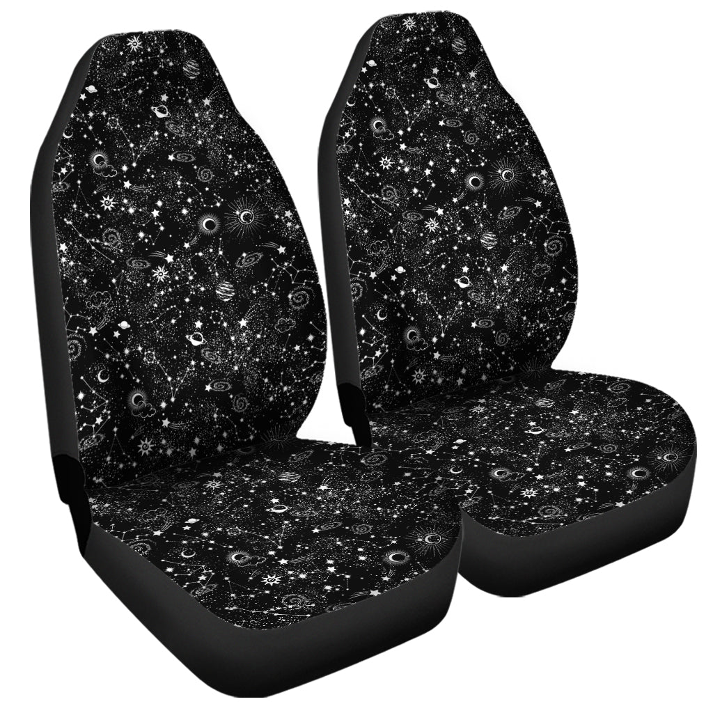 Constellation Galaxy Pattern Print Universal Fit Car Seat Covers