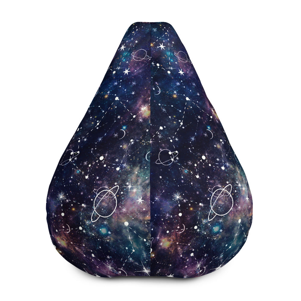 Constellation Galaxy Space Print Bean Bag Cover