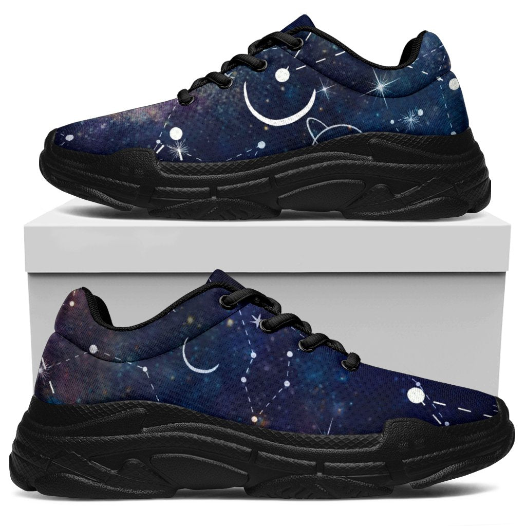 Constellation Galaxy Space Print Chunky Sneakers