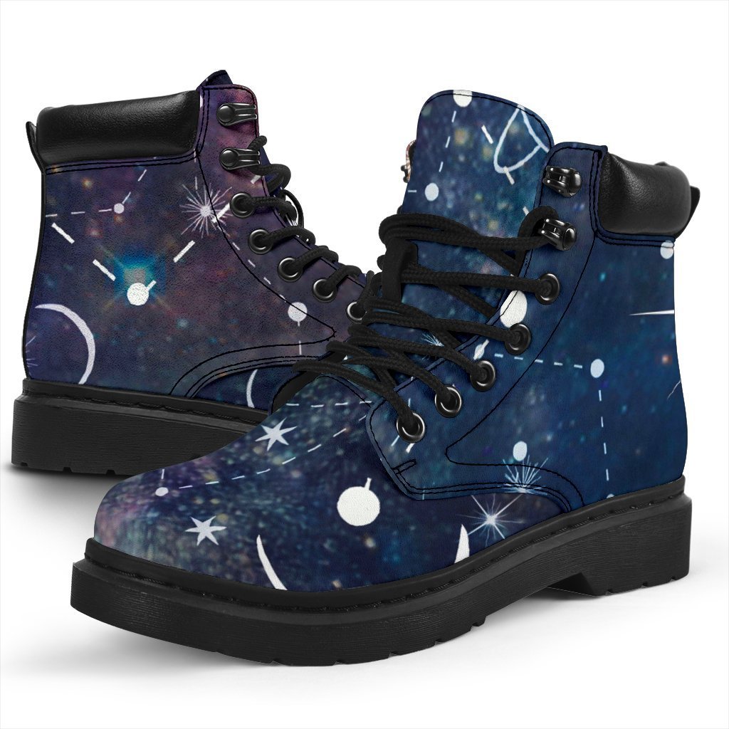 Constellation Galaxy Space Print Classic Boots