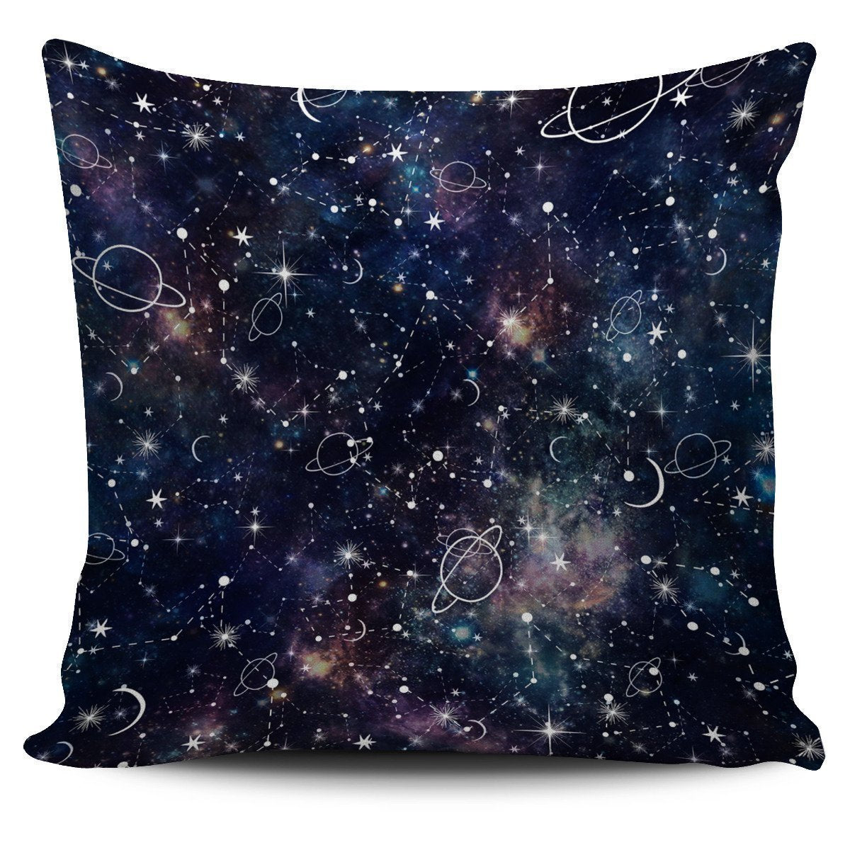 Constellation Galaxy Space Print Pillow Cover