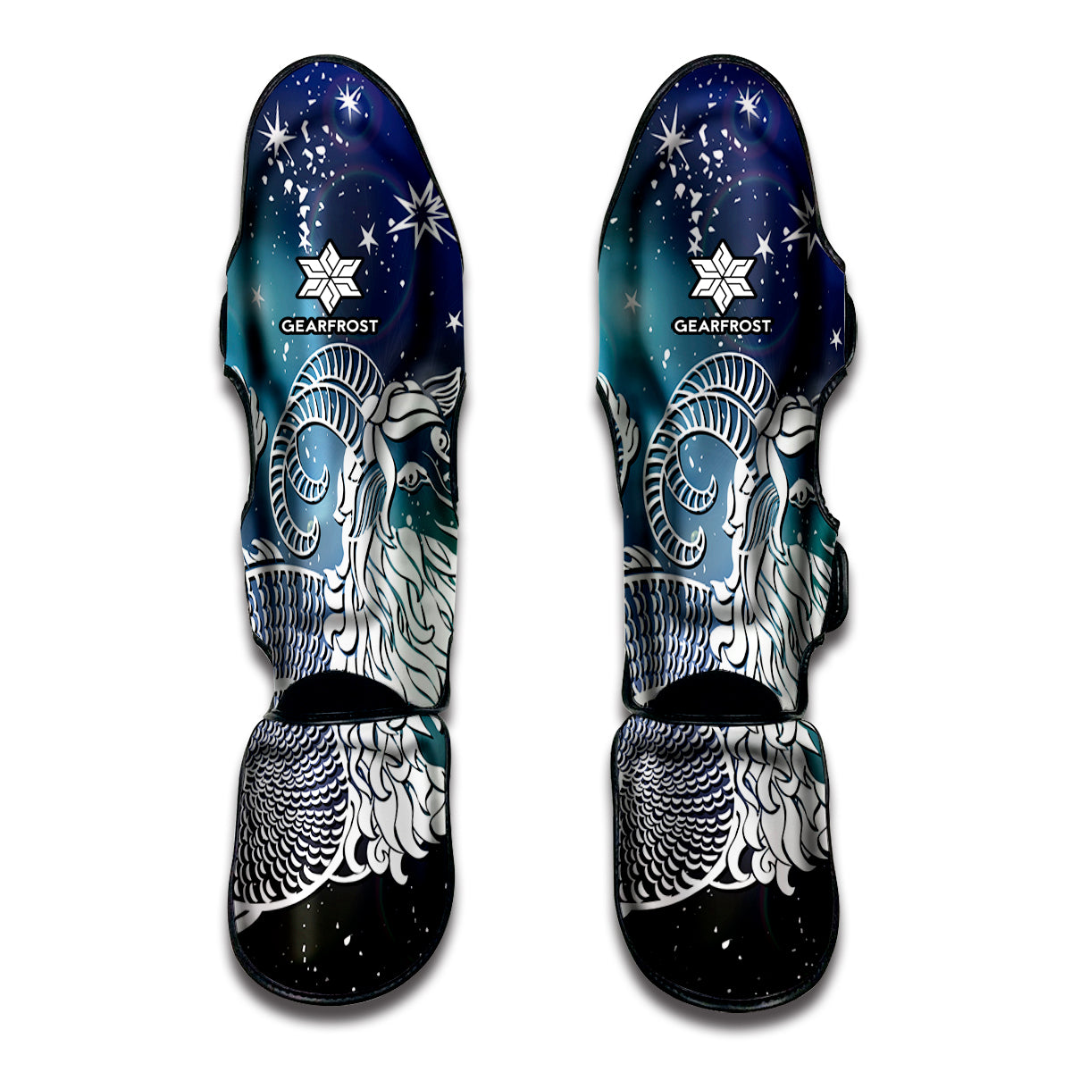 Constellation Of Capricorn Print Muay Thai Shin Guards