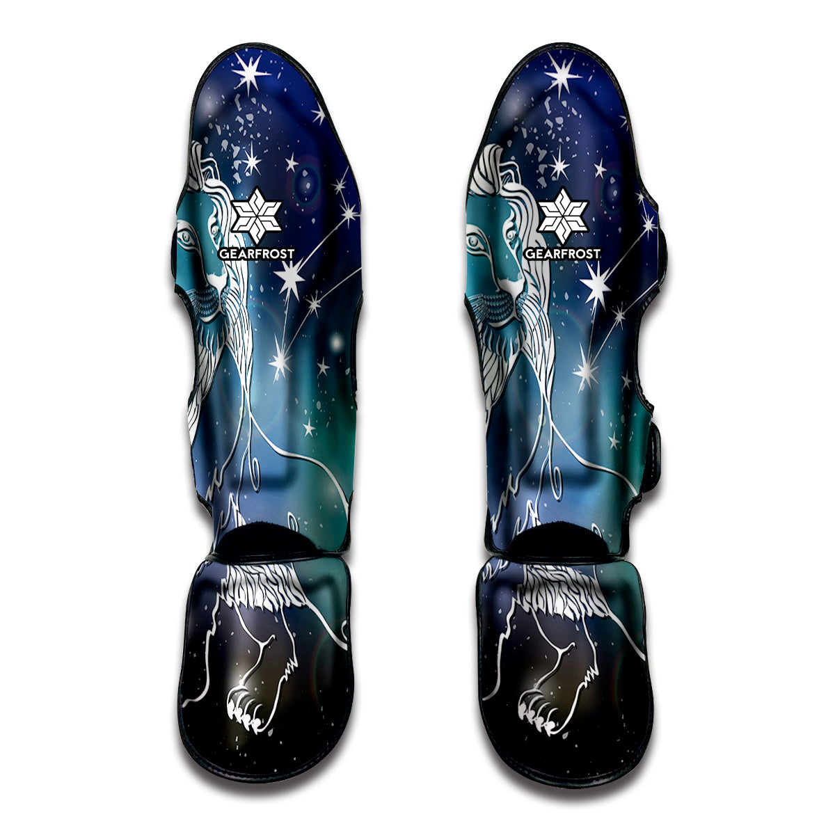 Constellation Of Leo Print Muay Thai Shin Guards