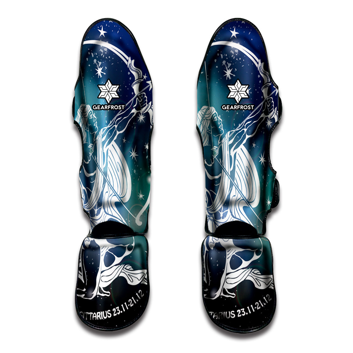 Constellation Of Sagittarius Print Muay Thai Shin Guards