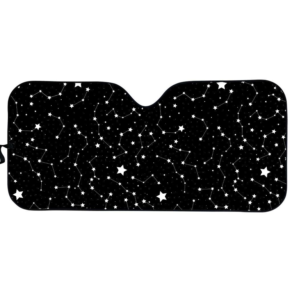 Constellation Sky Map Pattern Print Car Sun Shade