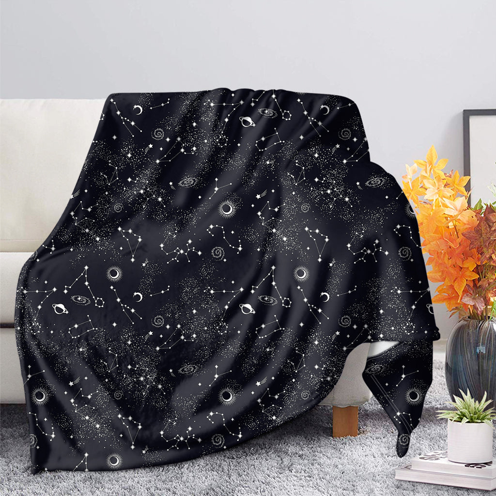 Constellation Space Pattern Print Blanket