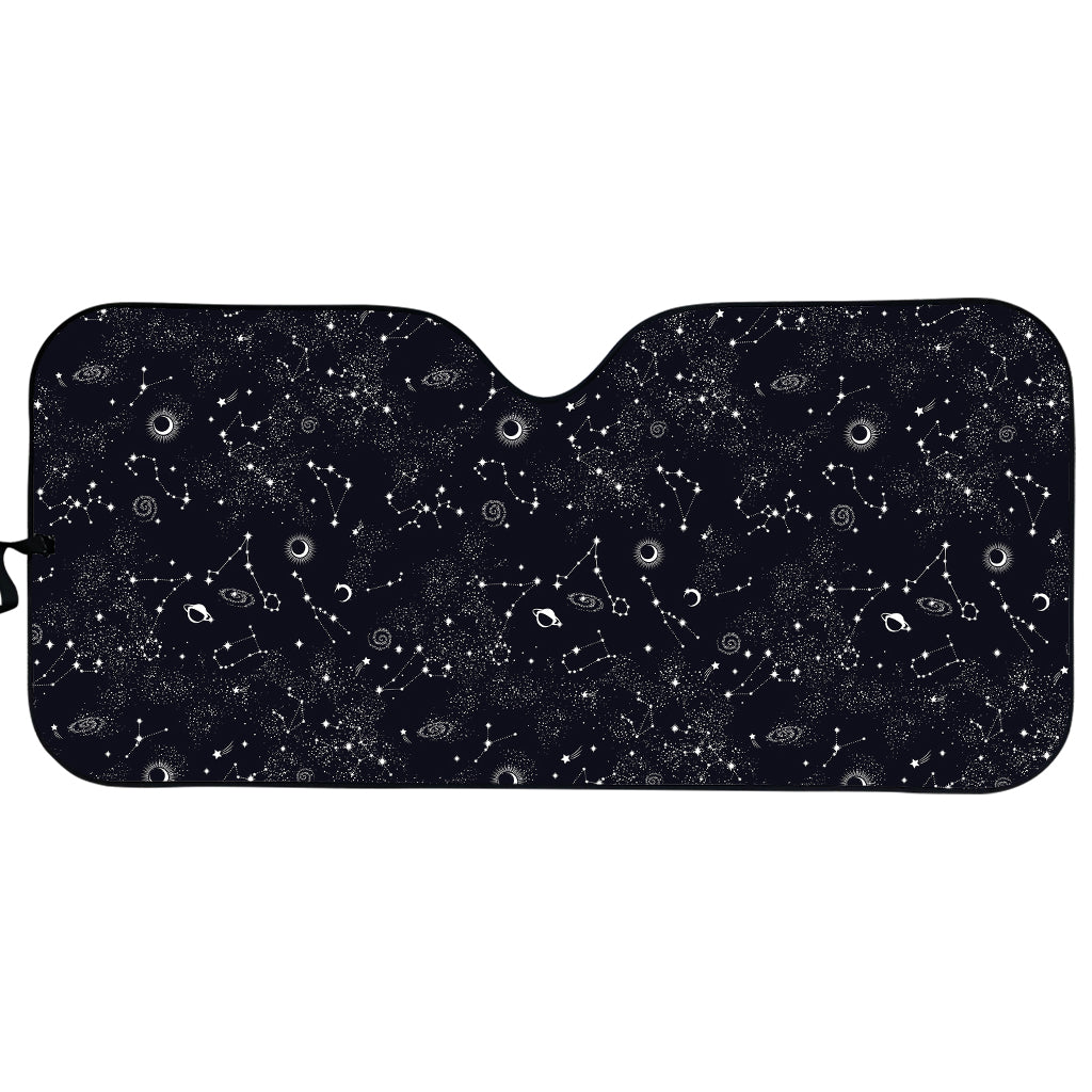 Constellation Space Pattern Print Car Sun Shade