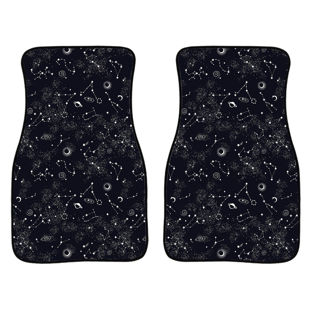 Constellation Space Pattern Print Front Car Floor Mats