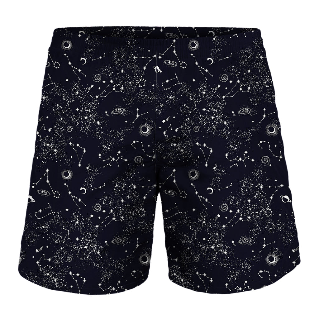 Constellation Space Pattern Print Men's Shorts