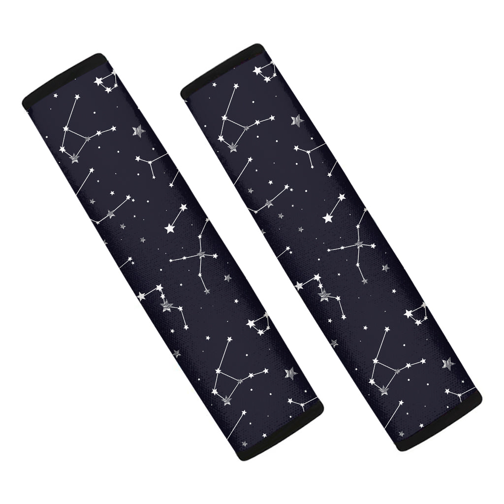 Constellation Stars Pattern Print Car Seat Belt Covers