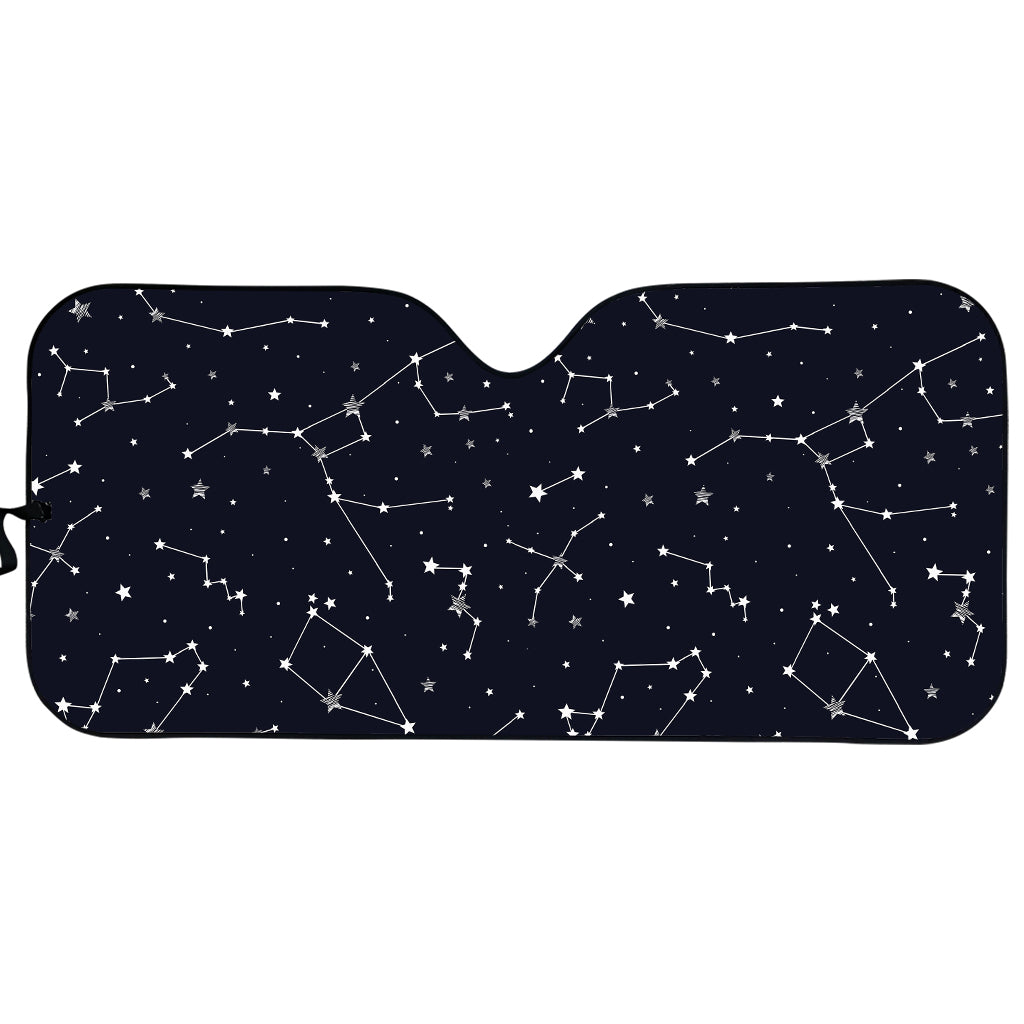 Constellation Stars Pattern Print Car Sun Shade