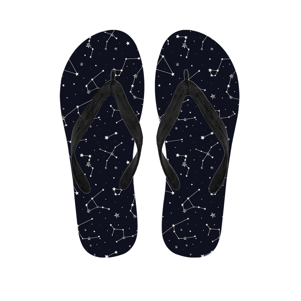 Constellation Stars Pattern Print Flip Flops