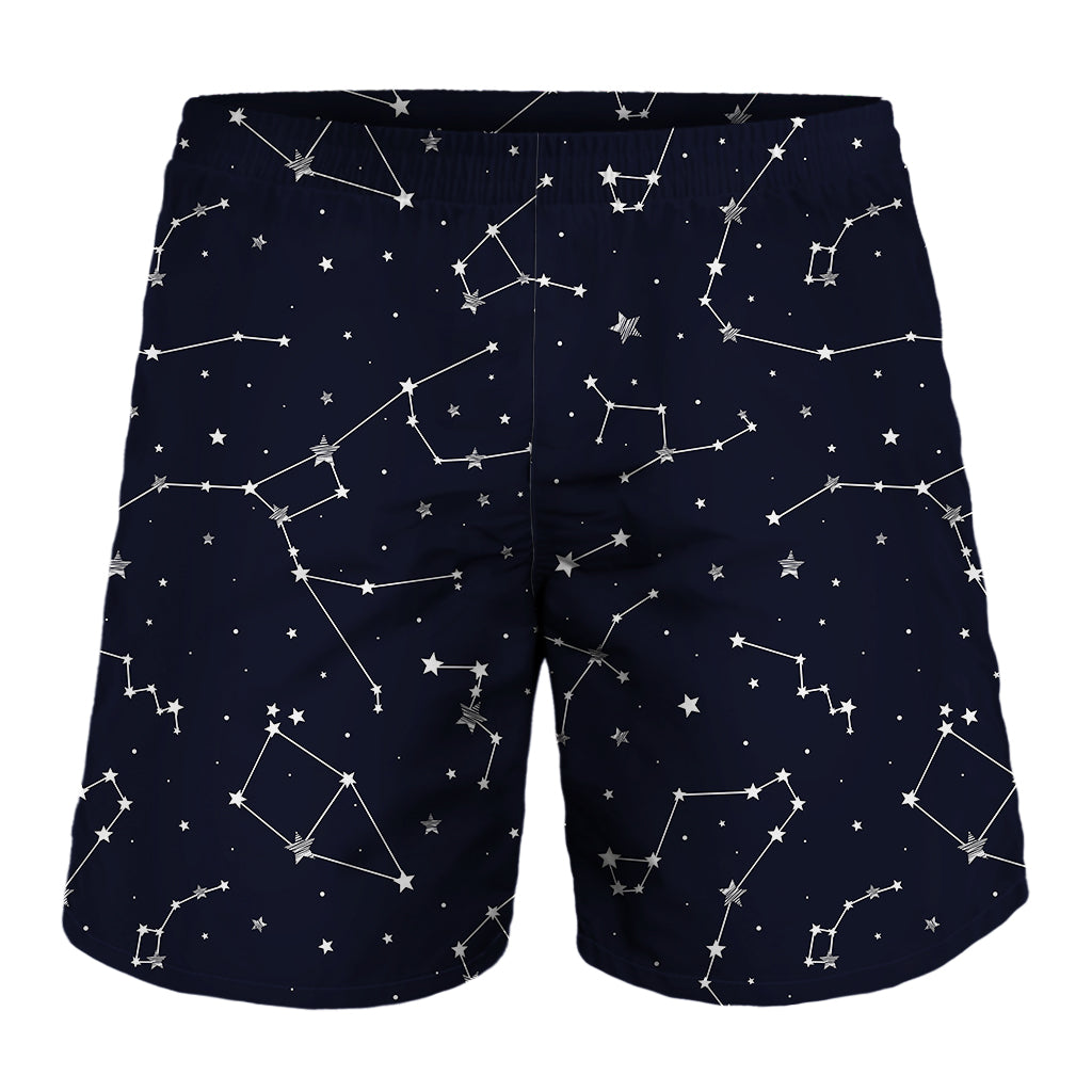 Constellation Stars Pattern Print Men's Shorts