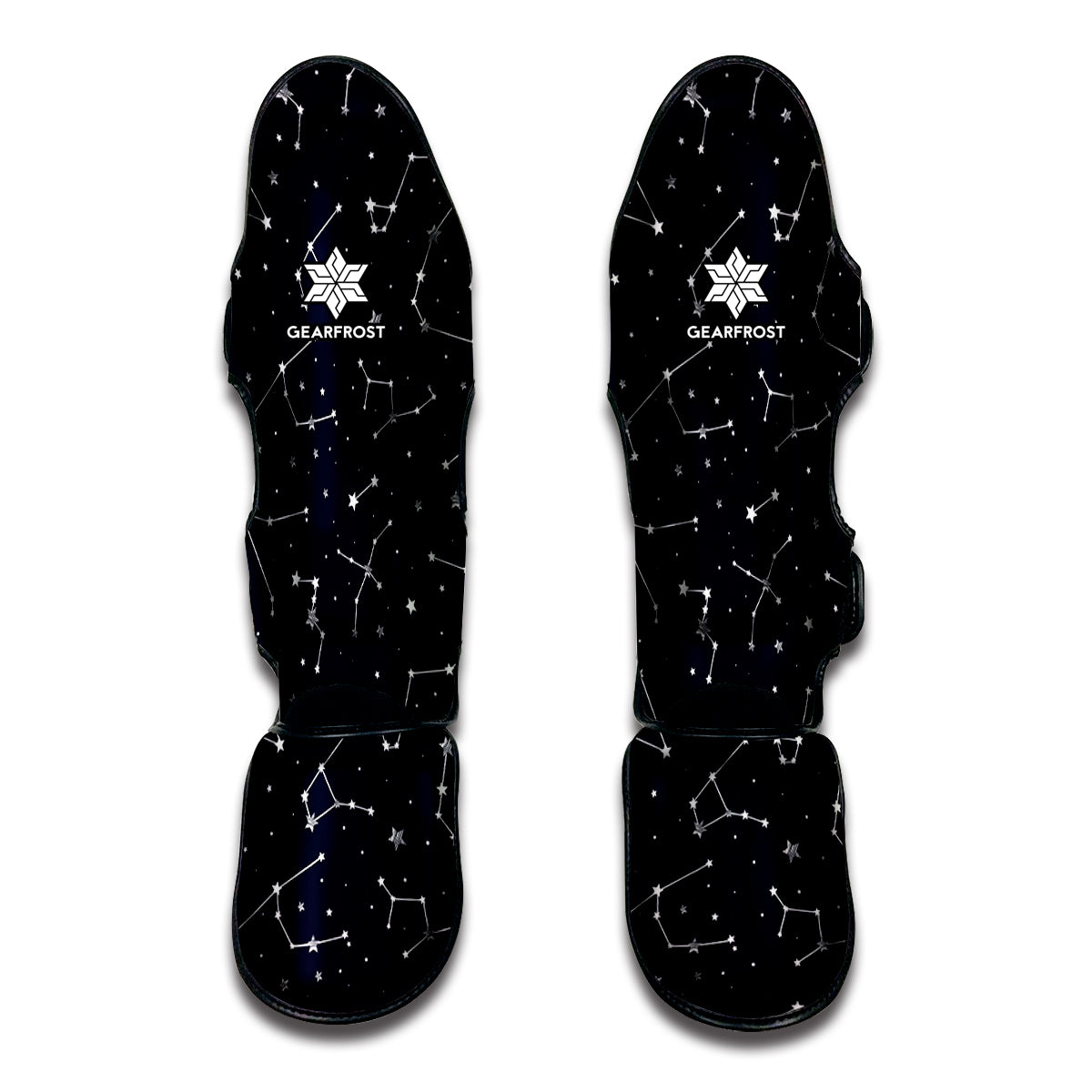 Constellation Stars Pattern Print Muay Thai Shin Guards