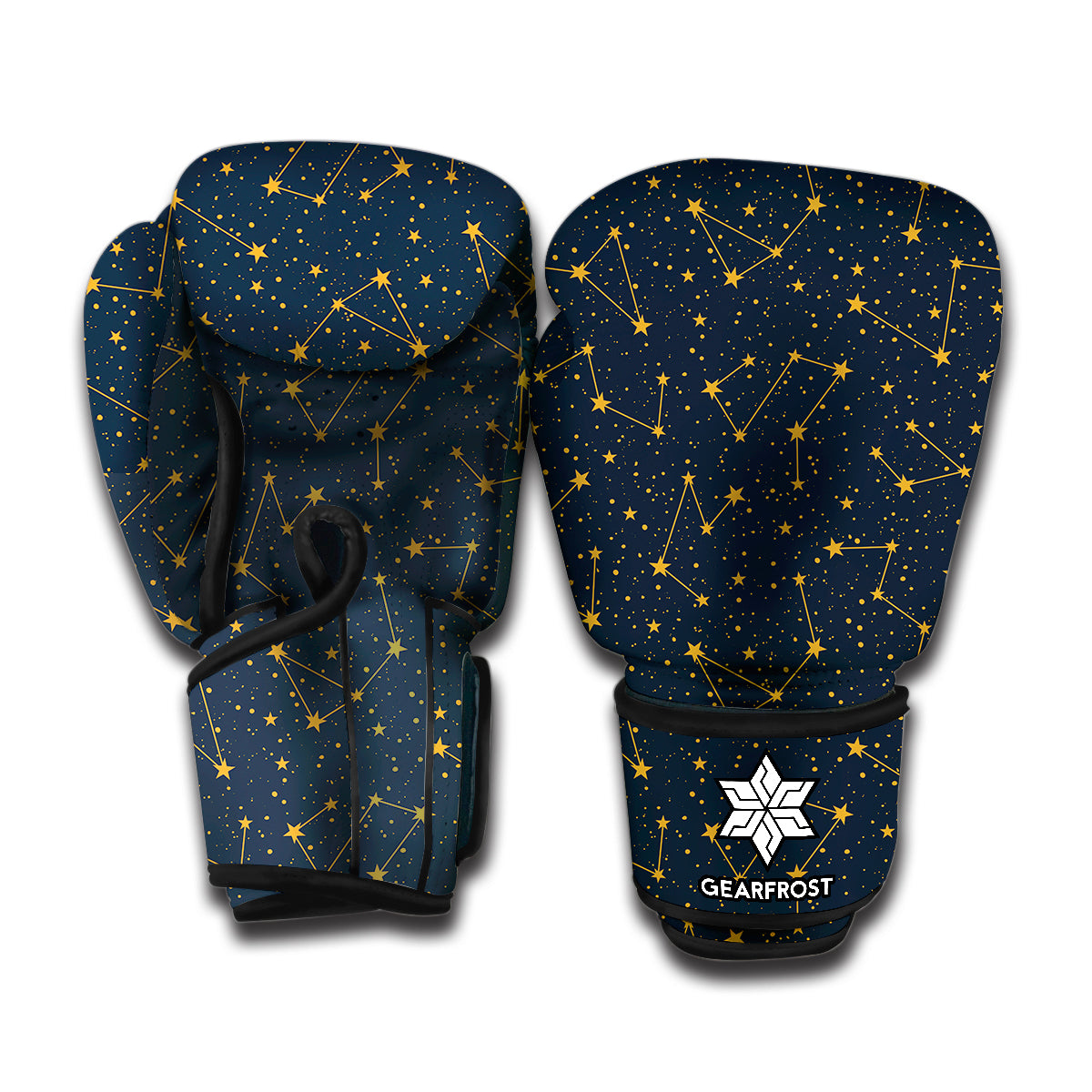 Constellation Symbols Pattern Print Boxing Gloves