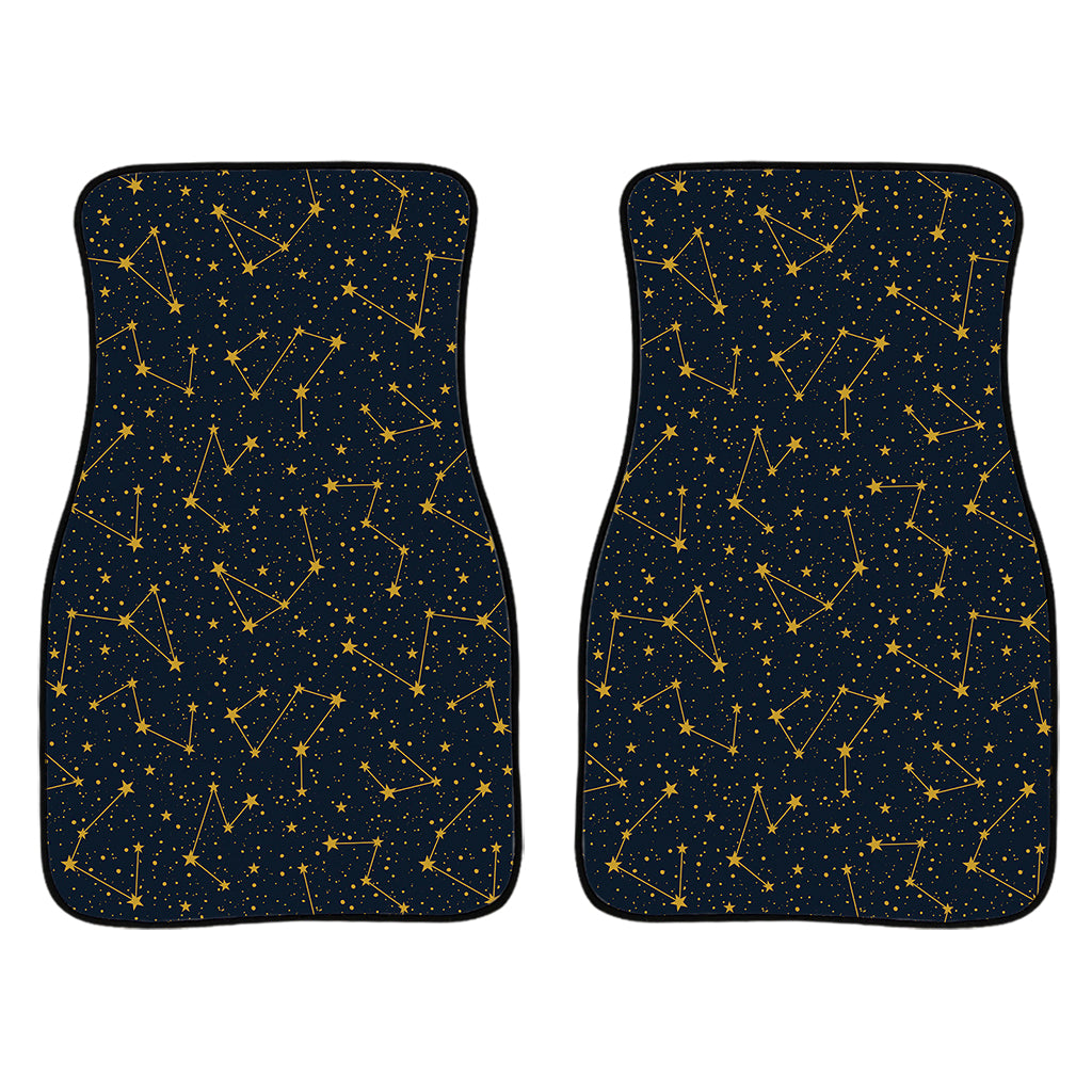 Constellation Symbols Pattern Print Front Car Floor Mats